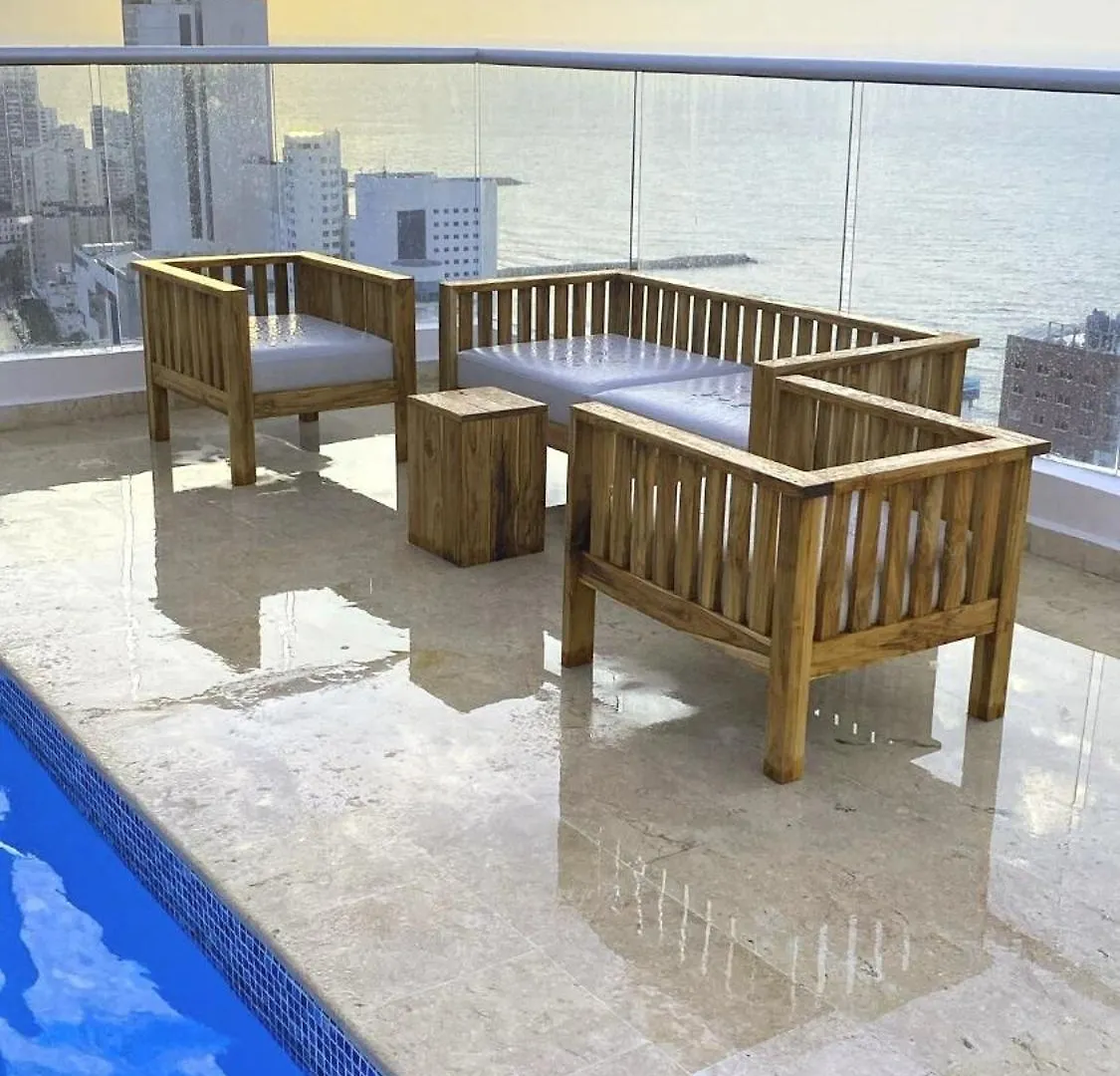 Loft Duplex Con Vista Al Mar Y Excelente Ubicacion Daire Cartagena